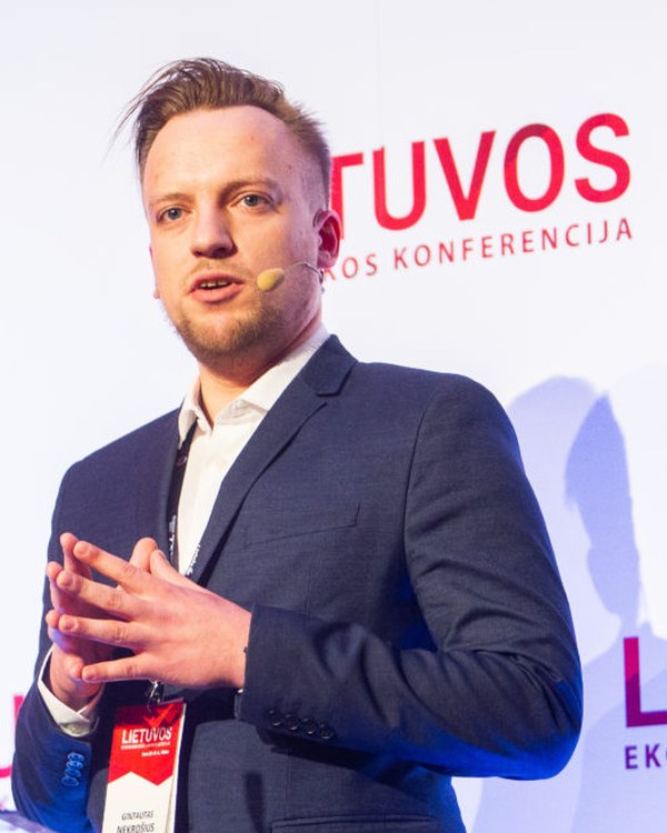 Gintautas Nekrošius speaking