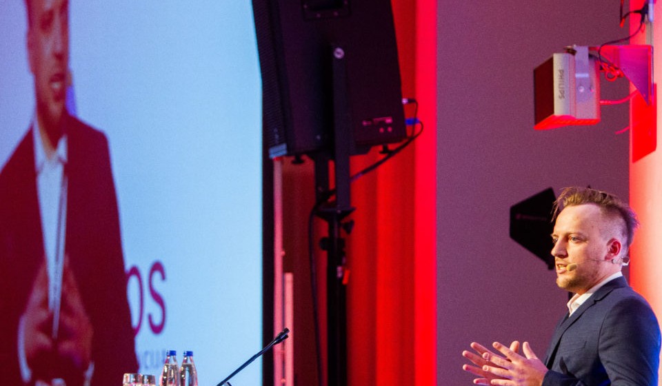 Gintautas Nekrošius speaking